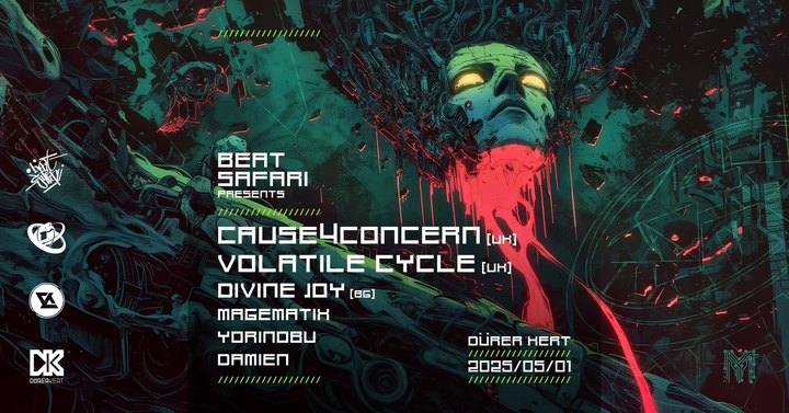 Beat Safari: Cause4Concern / Volatile Cycle – eseményborító