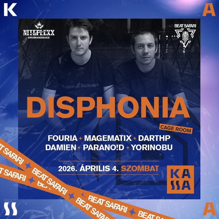 Beat Safari × NiteFlexx: Disphonia / DJ Die / Inja – eseményborító