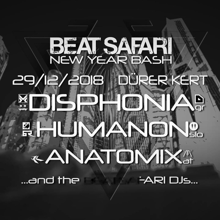Beat Safari: Disphonia / Humanon / Anatomix – eseményborító