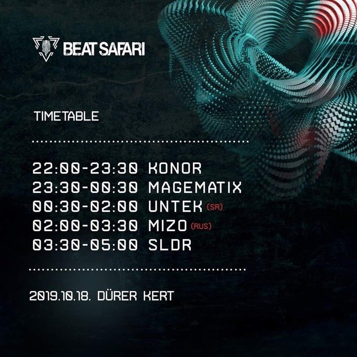 Beat Safari: Mizo / Untek – eseményborító
