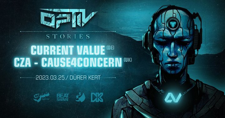 Beat Safari: Optiv Stories / Current Value / CZA – eseményborító