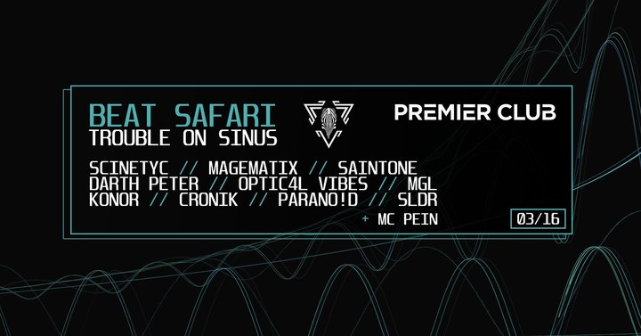 Beat Safari: Trouble on Sinus – eseményborító